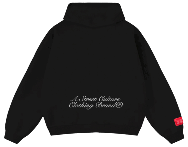 +CC01_LOGOTYPE ZIP HOODIE_BLACK - immagine 2
